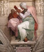 Michelangelo Buonarroti he Persian Sibyl oil painting artist